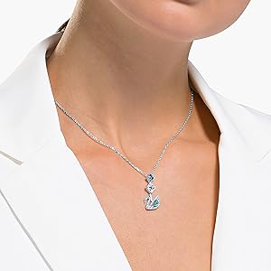 即発★SWAROVSKI★スワロフスキー★DAZZLING SWAN ネックレス SWAROVSKI】スワロフスキー☆Dazzling Swan☆スワンペンダント