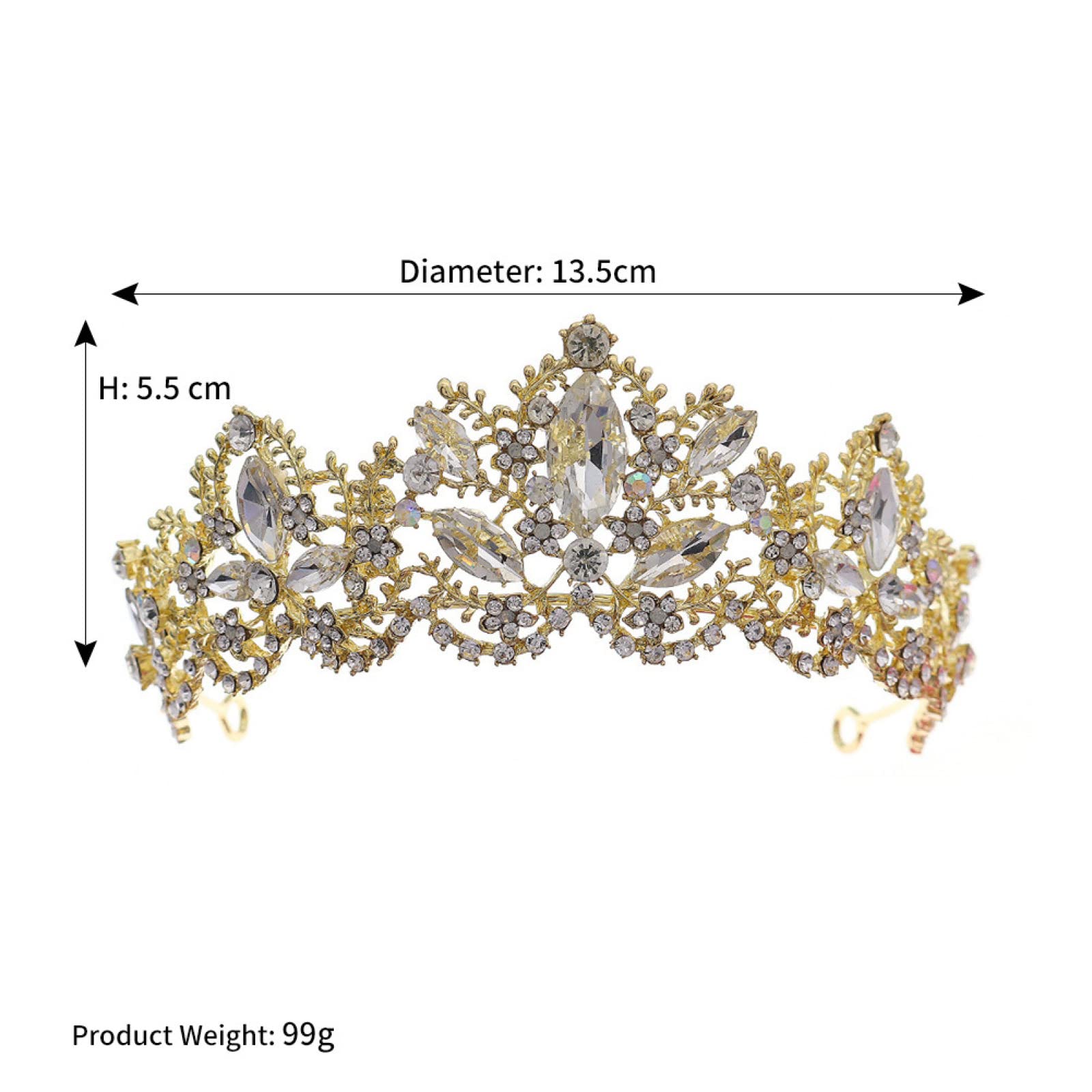 Tiara Haar Ornamenten Bruid Hoofddeksels Kroon Vrouwelijke Hoofdtooi Coil Haar Esthetische Eenvoudige Edele Elegante Heilige Jurk Accessoires zilverkleurig