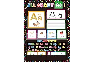 Back to School All About Letter Pocket Chart for Preschool Learning