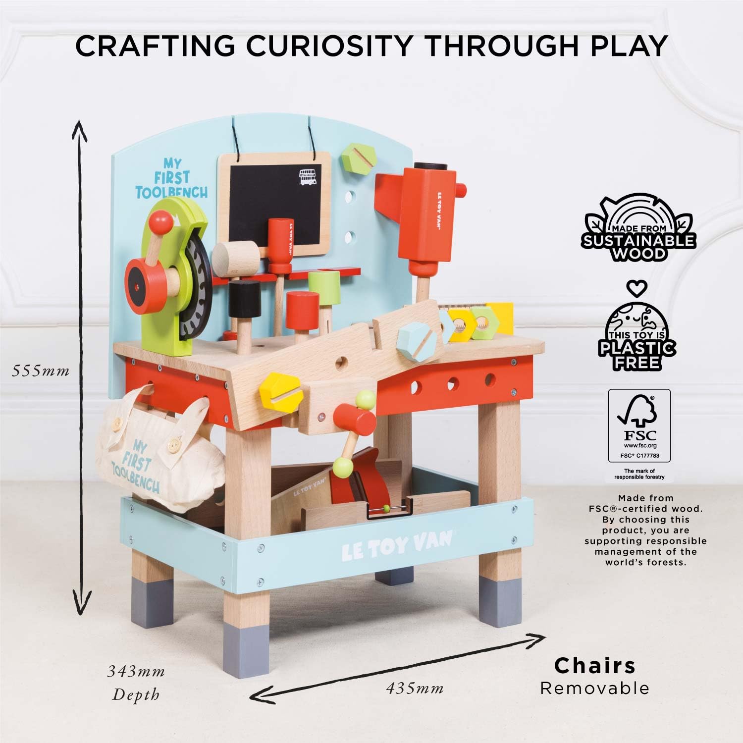 Le Toy Van My First Tool Bench, Construction Tools - Amazon Canada