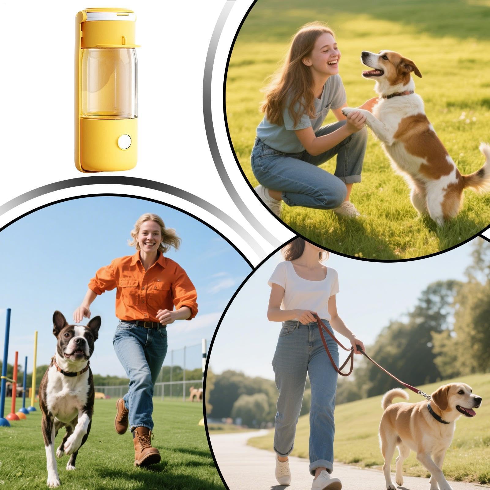 Gamelle de voyage portable anti-fuite pour chiots et chiens