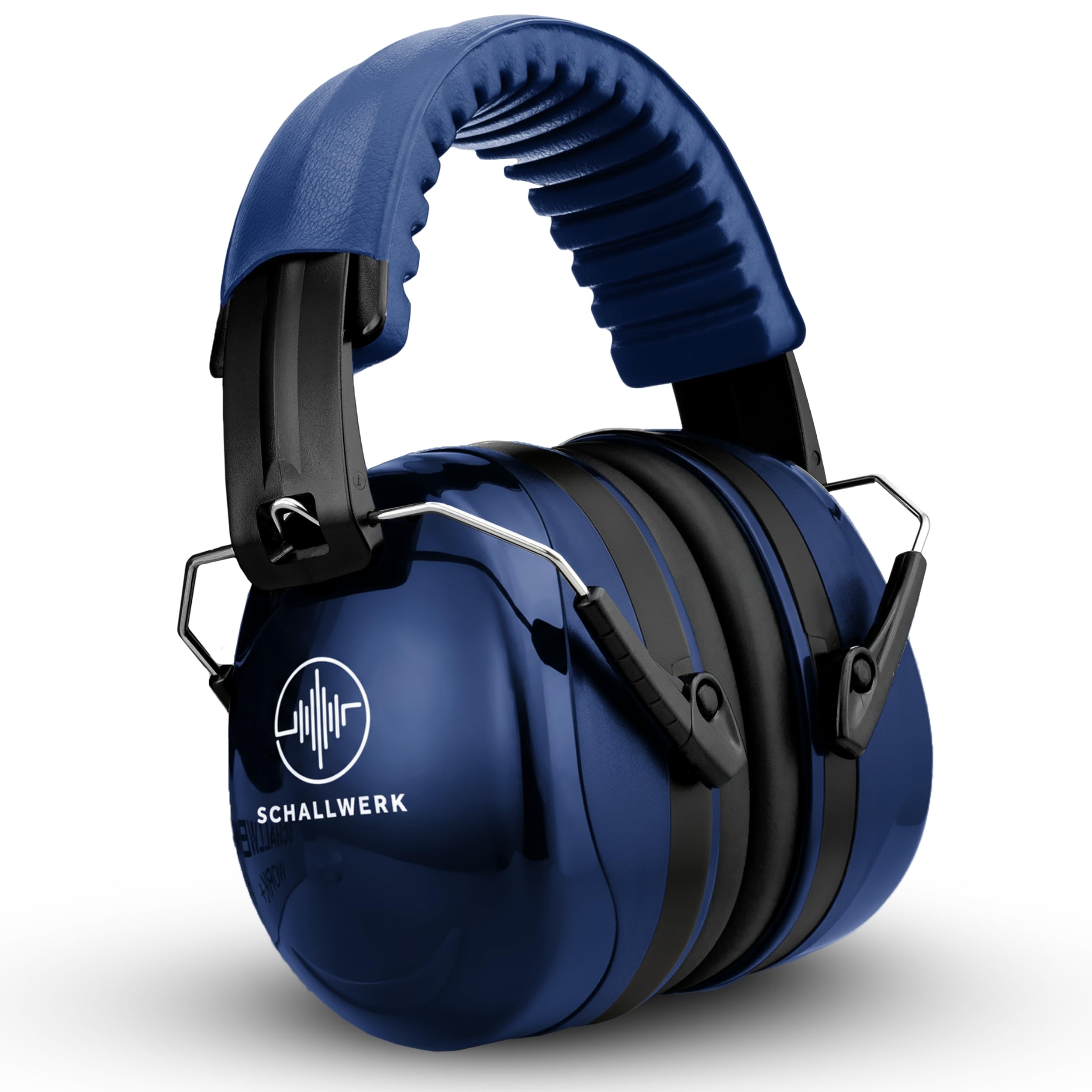 Schallwerk ® Work+ protection auditive de travail – taille des casque anti bruit ajustables – atténue le bruit et protège l'audition – idéal pour le travail et la vie quotidienne (Navy Blue)