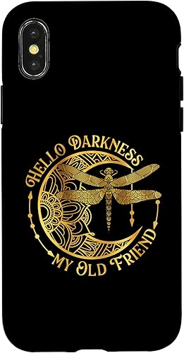Miniatura 7 de Funda para iPhone 13 Pro Max Hello Darkness My Old Friend - Dragonfly Lover Insects Moon Case