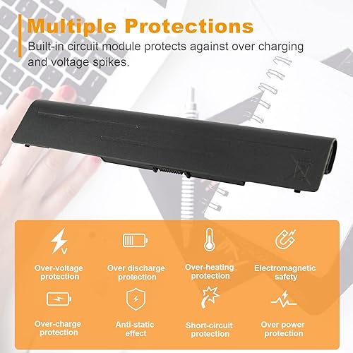 Miniatura 5 de AC Doctor IncBatería para computadora portátil DELL Studio 171745, 1747, 1749Series, PN A3582355M905P U150P W080P Y067P 0W077P, 5200mAh11.1V6cell