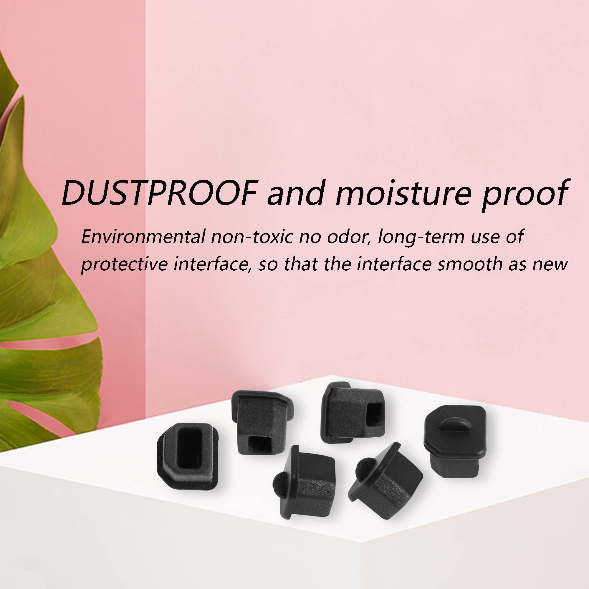 GINTOOYUN 50 stks Siliconen USB A Type Vrouwelijke Anti Stofkap Protector Stekkers Stopper Cover voor Desktop Computer Laptop en meer