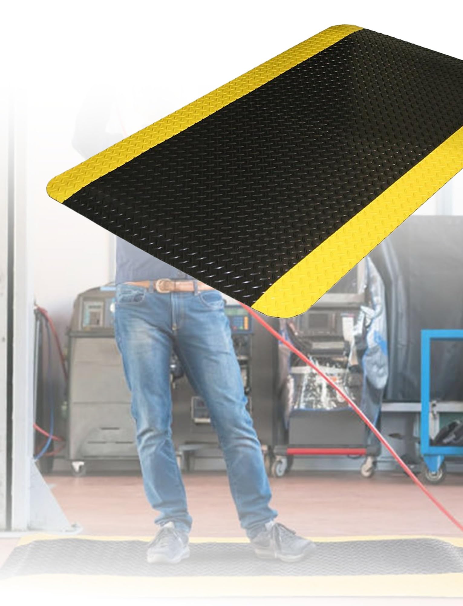 GTHTUHFD Ergonomic Anti-Fatigue Standing Floor Mat 70X150Cm - Esd Conductive Pad For Workshops, Office & Home - Comfort & Stability For Long Hours Of Standing,60X80CM