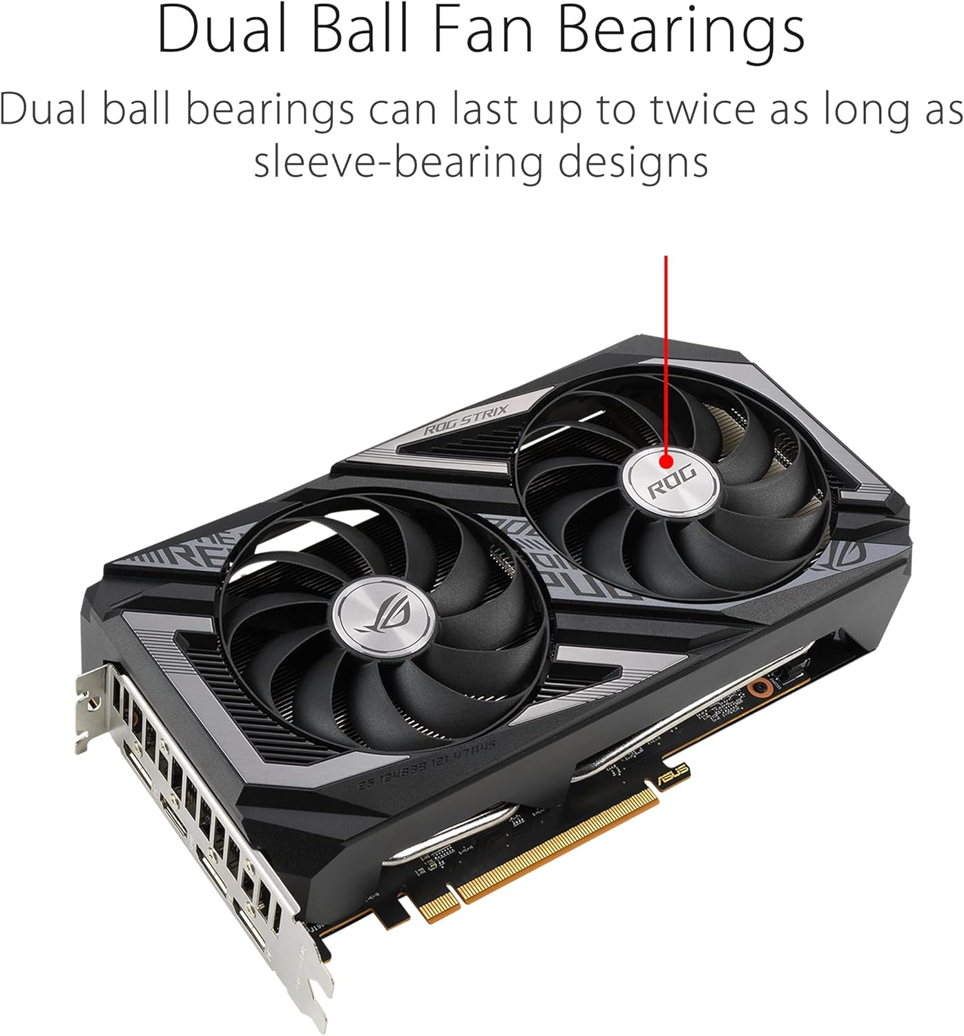 ASUS ROG Strix AMD Radeon RX 6650 XT V2 OC Edition Scheda Grafica, 8 GB GDDR6 128-bit 17,5 Gbps PCIE 4.0, GPU Tweak III, ROG-STRIX-RX6650XT-O8G-V2-GAMING ASUS ROG Strix AMD Radeon RX 6650 XT V2 OC Edition Scheda Grafica, 8 GB GDDR6 128-bit 17,5 Gbps PCIE 4.0, GPU Tweak III, ROG-STRIX-RX6650XT-O8G-V2-GAMING