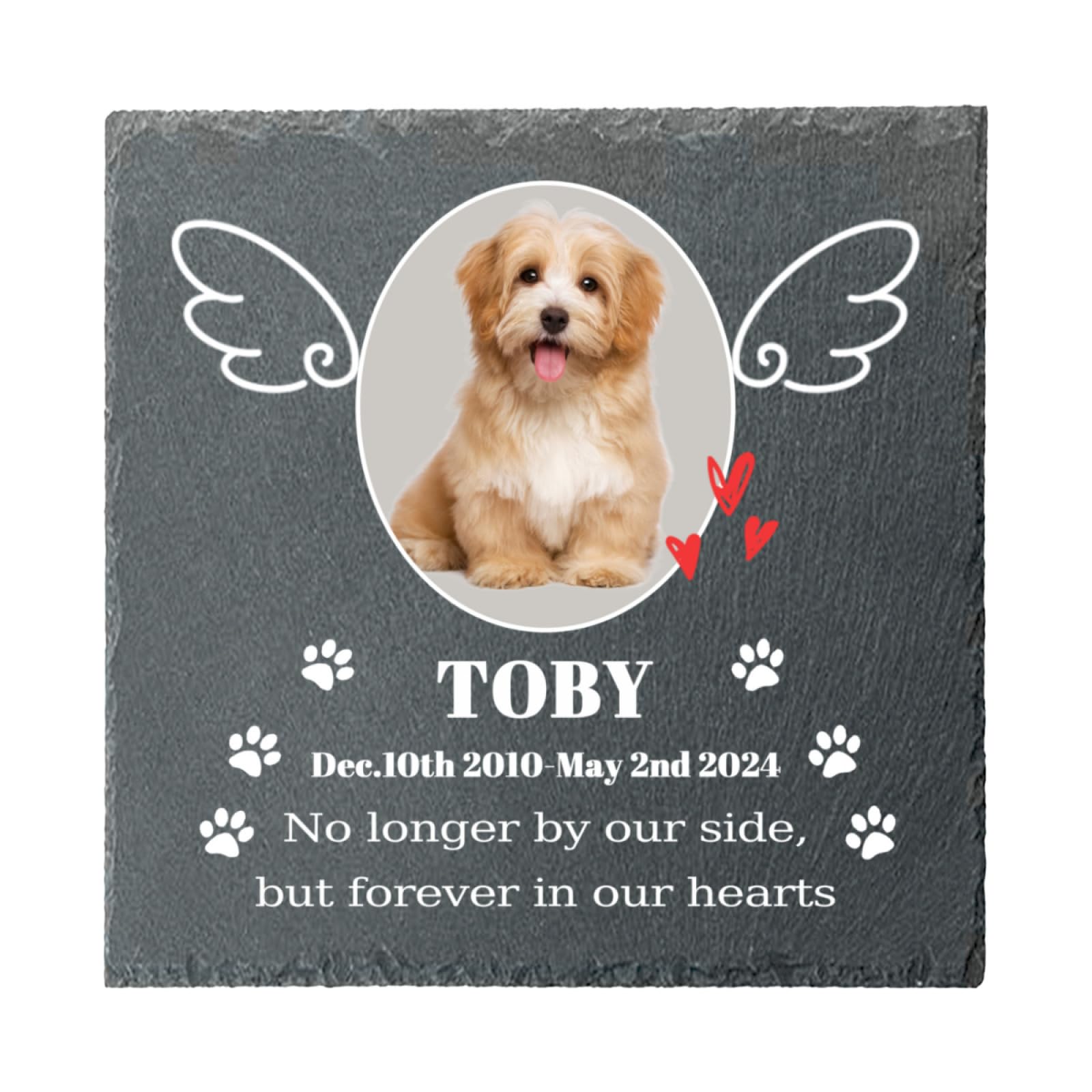 Custom Dog Memorial Stone Sympathy Memory Gifts For Loss Of Dog Cat Pet