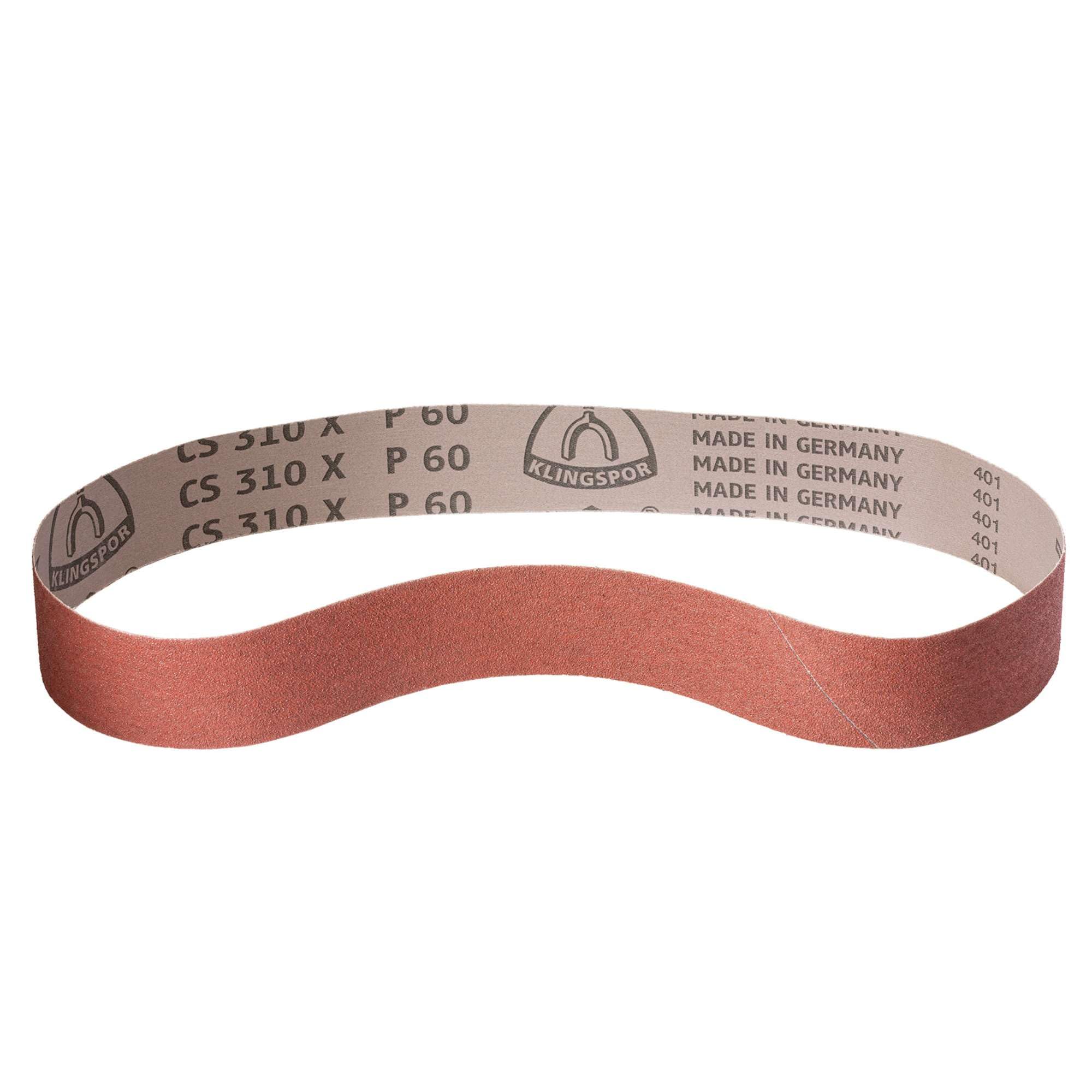 CS 310 X Bandas de lija / tejido de lija | 25 x 762 mm | Grano / grano seleccionable: 320 (30 bandas)