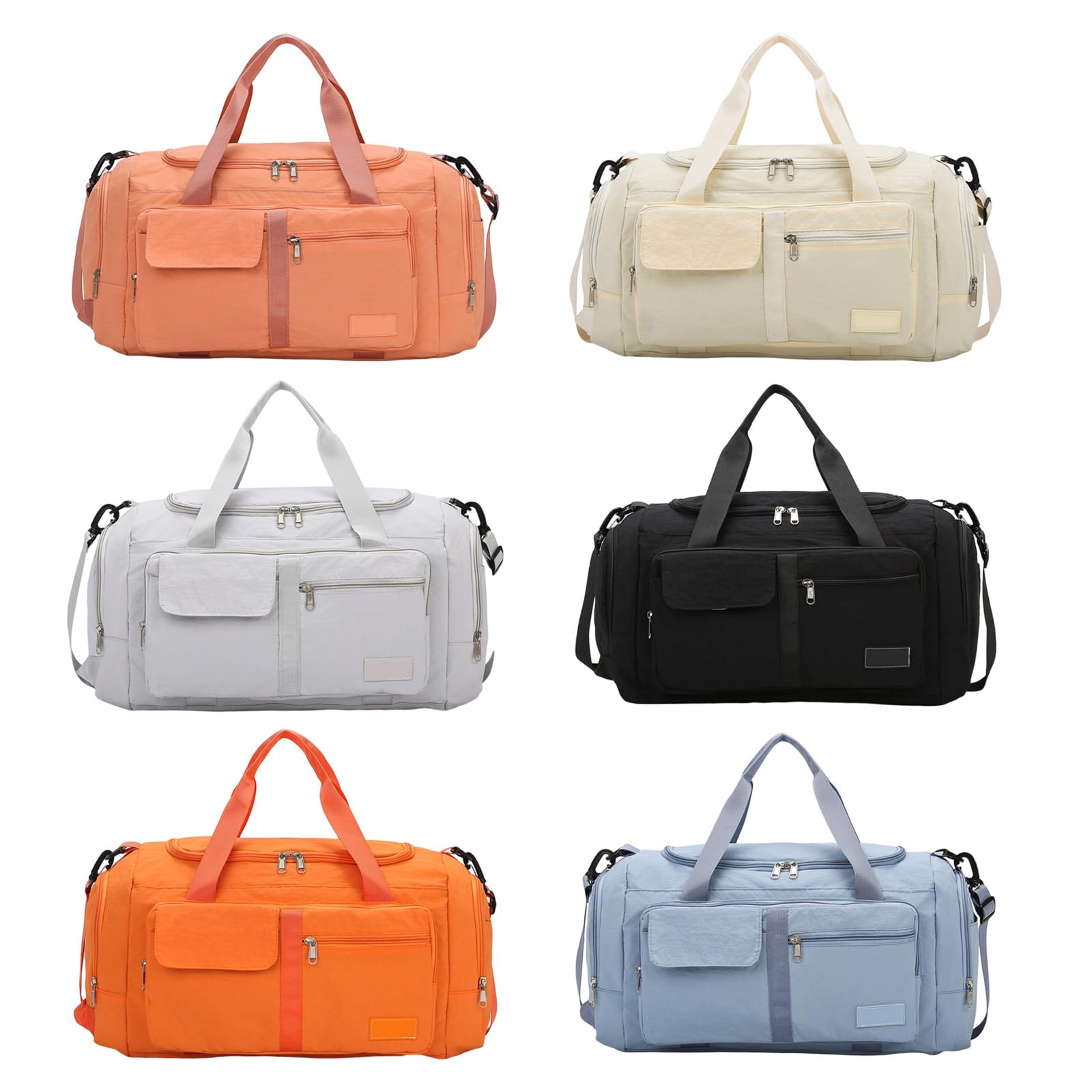 Borsa da viaggio pieghevole Zaino per bagagli Borsa da fitness Weekender Allenamento notturno con scomparto per scarpe