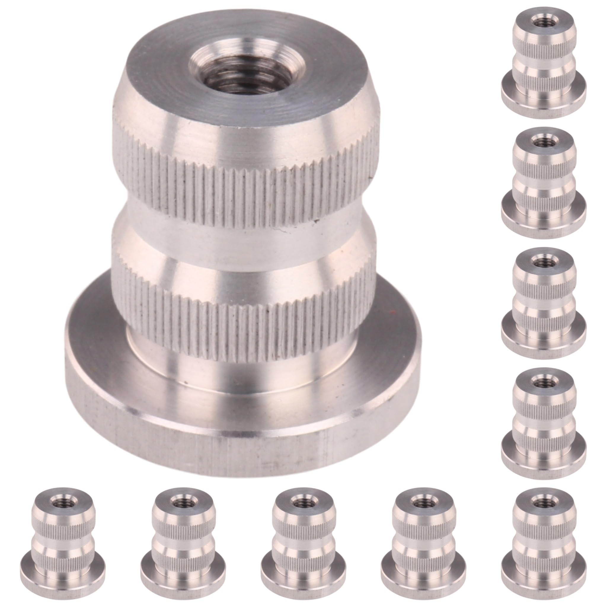 10x, tuleja gwintowana AL, 30 x 30 x 30, aluminium