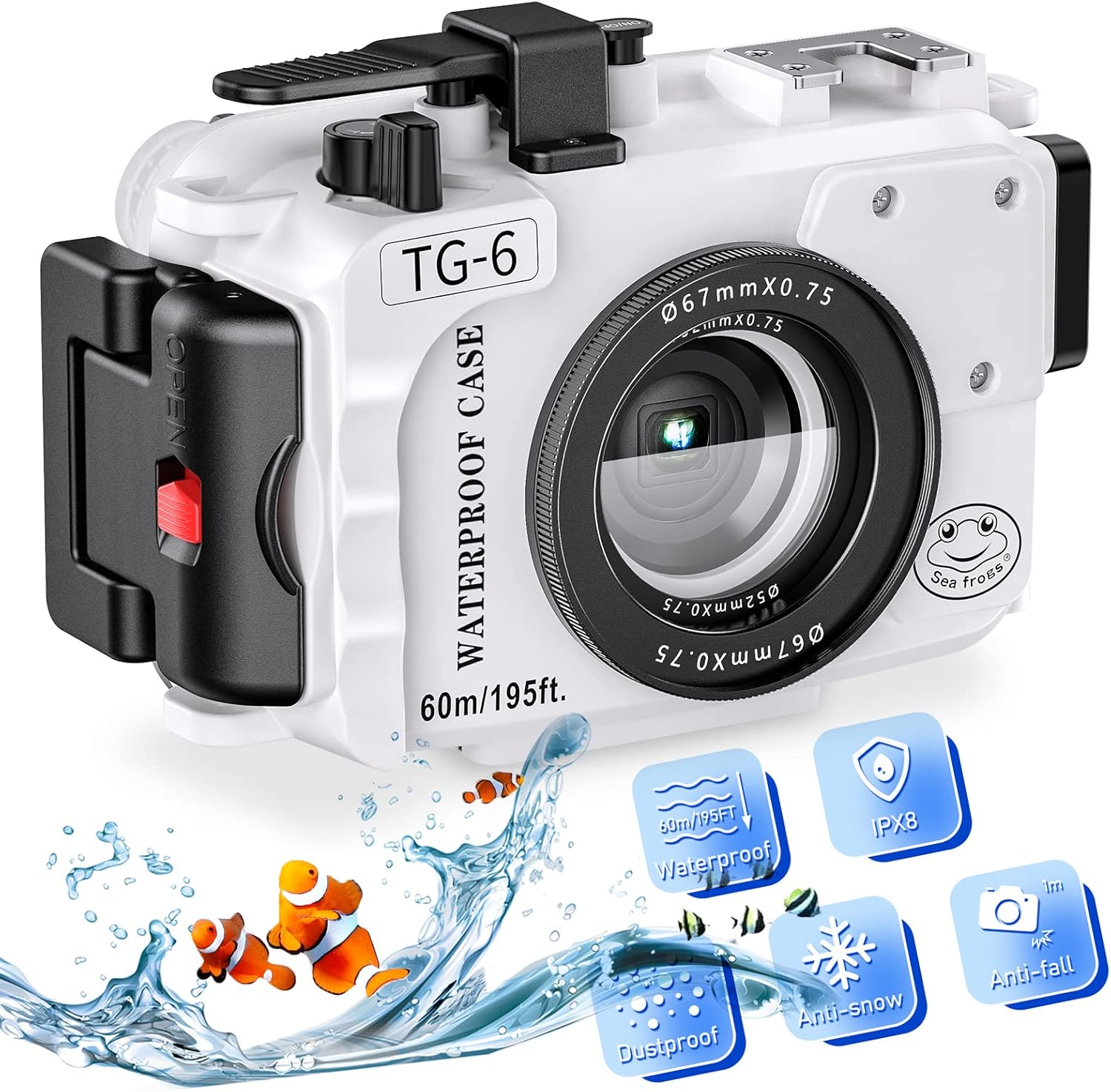 Seafrogs Underwater Camera Housing for Olympus TG6
