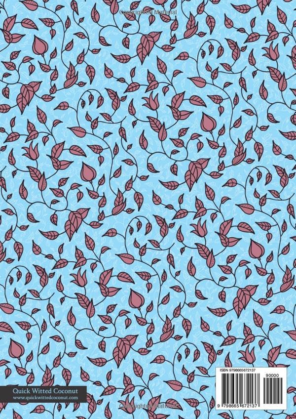 Secret Garden Notebook - A4: (Powder Blue Edition) Fun notebook 192 lined pages (A4 / 8.27x11.69 inches / 21x29.7cm) - Image 2