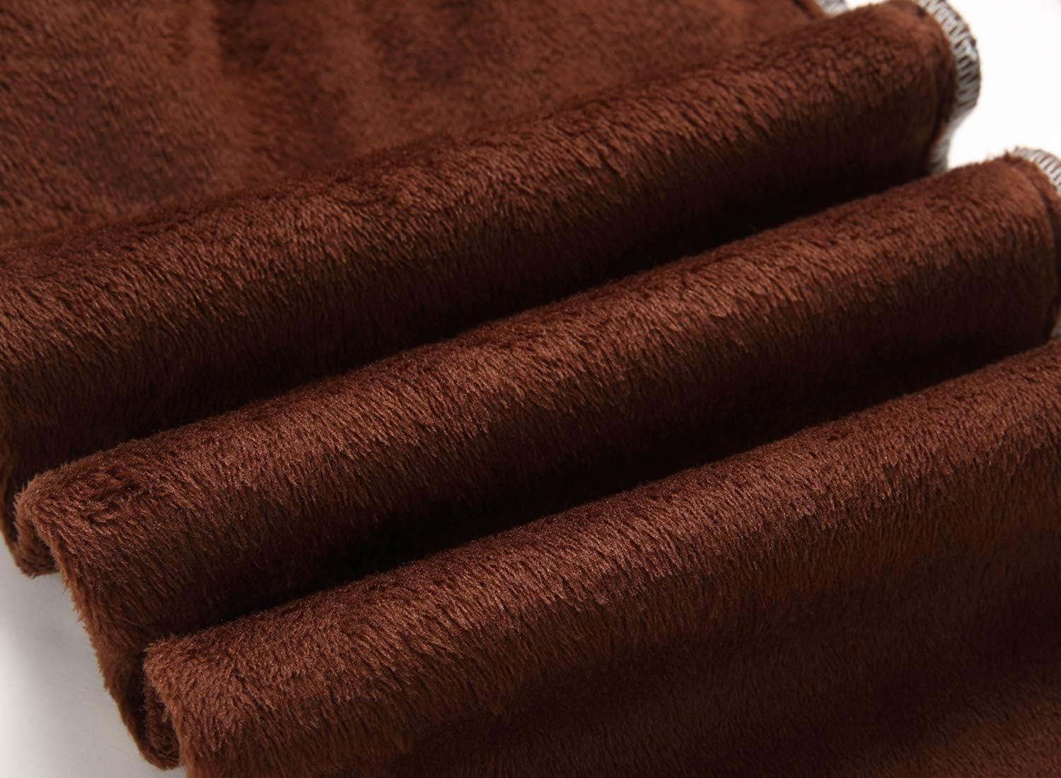 Mens Thermal Fleece Lined Winter Slim Fit Thickened Stretch Warm Denim Jeans - Image 3