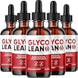 (5 Pack) Glyco Lean Drops - Official GlycoLean Advanced Liquid Supplement Drop Premium Formula - Maximum Strength, All Natural Vitamins Support for Overall Health & Wellness, 5 Bottles for 5 Months