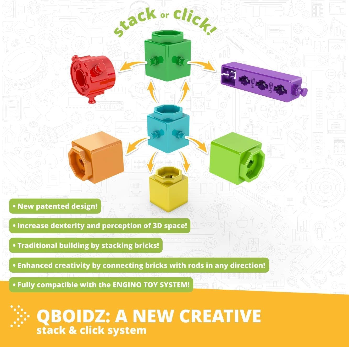 Engino STEAM Labs, Learning About Aircrafts, Building Blocks for Ages 3+, Construction Kit, STEM Kit for Girls & Boys, Learning & Education Toys, Steam Toys, Toddler Activities (5 Models)