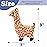 Hopearl Walking Giraffe Interactive Electronic Pet Plush Jirafa Toy with Sounds and Movements Animated Shaking Tail Gifts for Toddlers Birthday, Brown, 9\'\'