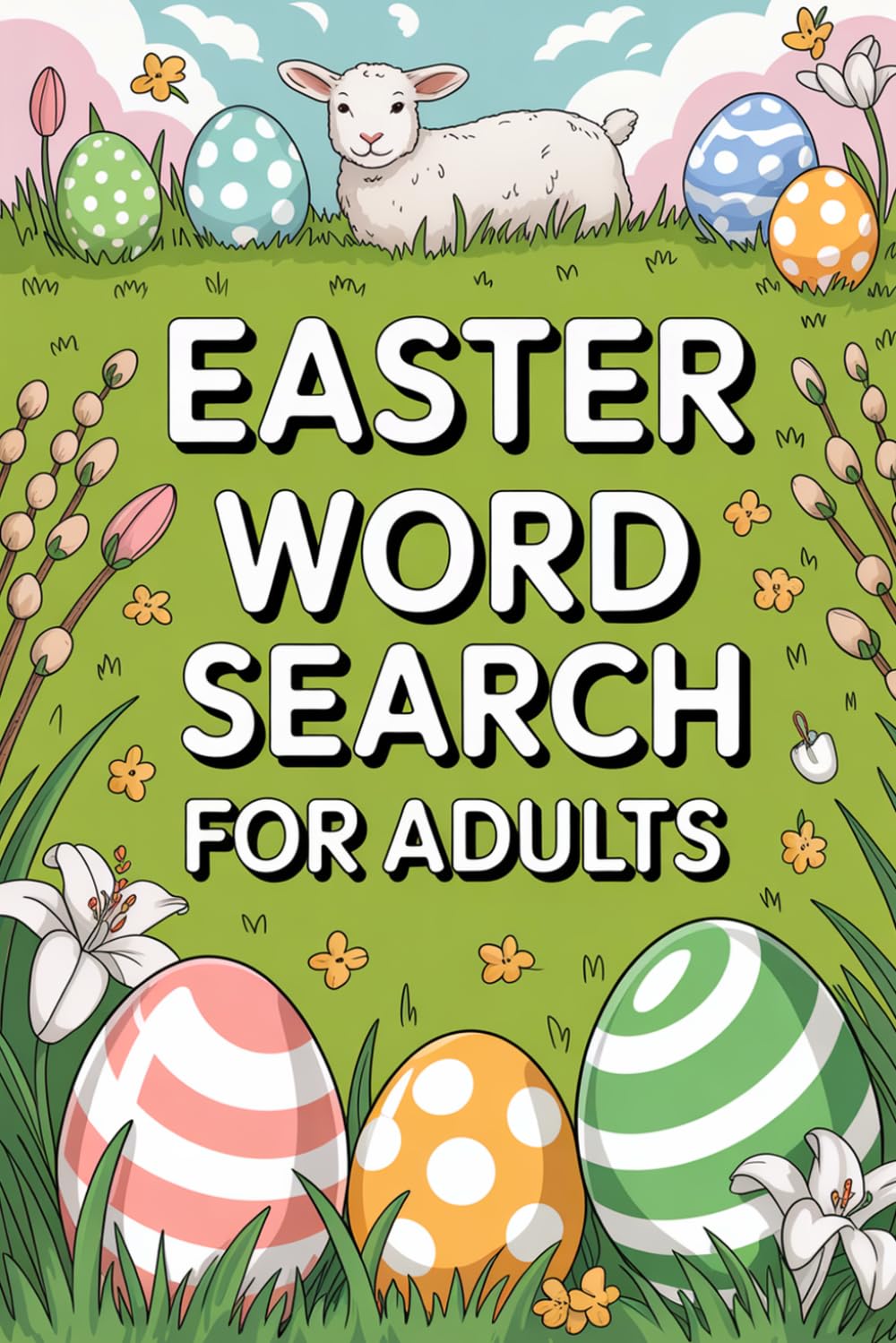 Easter Basket Stuffers: Purposeful 100 Puzzle Word Search for Grown-Ups