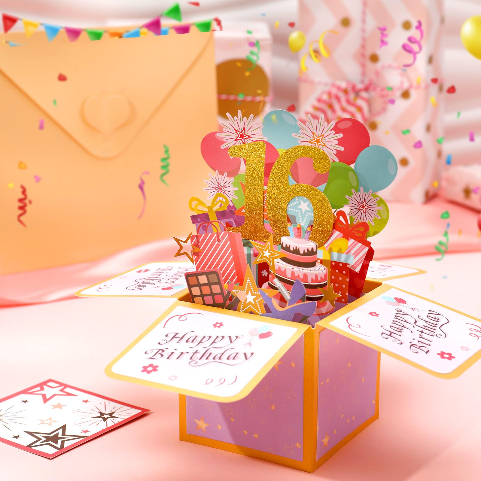 Gosknor 3D Pop-up Geburtstagskarte – 29,5x20x8 Cm, Mit Umschlag, Lustiges Geschenk Für Alle