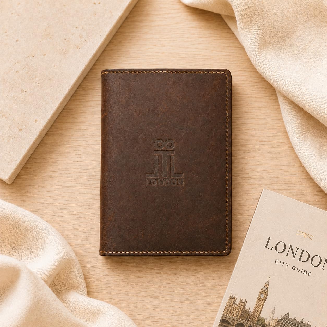 Porta passaporto in pelle per uomo, custodia per passaporto in pelle di alta qualità, portafoglio da viaggio di lusso, caffè, Caff, Passport Holder Standard, Rétro
