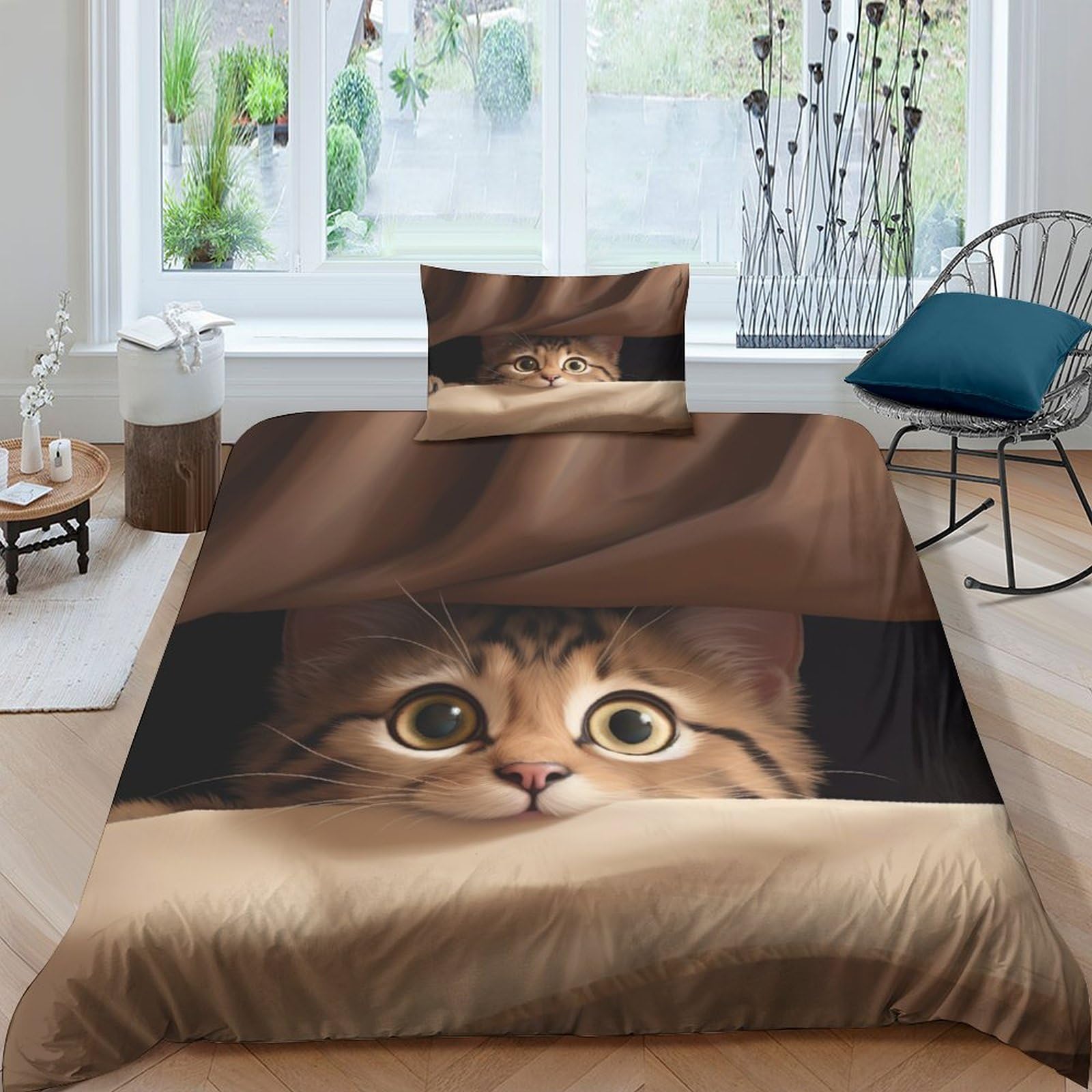 Housse de couette petits animaux crée un nid douillet et magique dans la chambre enfant