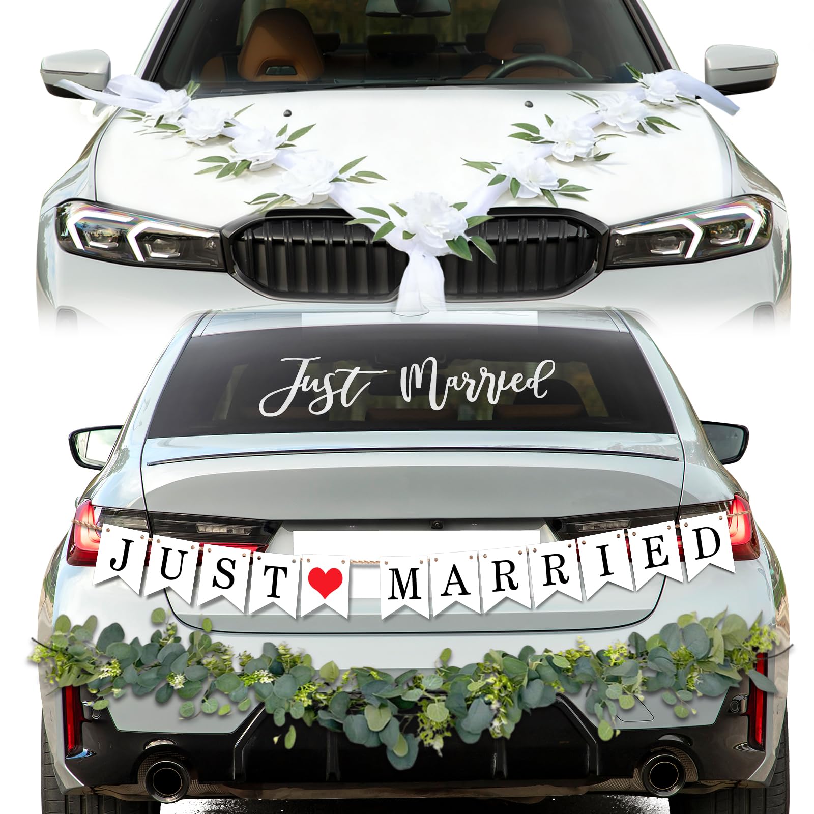 ミニカー Just Married ウェディング仕様