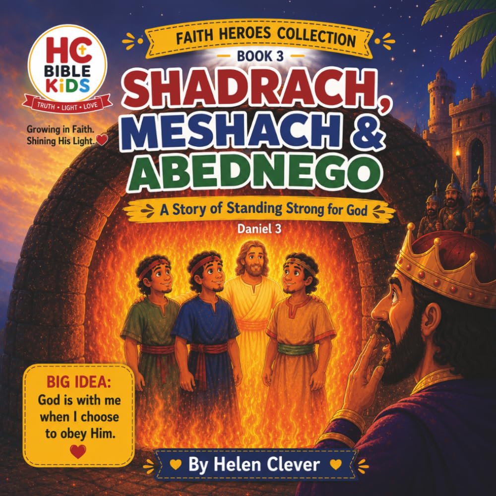SHEDRACH, MESCHACH AND ABEDNEGO: A Story Of Standing Strong For God • Daniel 3 • ( Stories Of Faith For Young Hearts ) (FAITH HEROES COLLECTION)