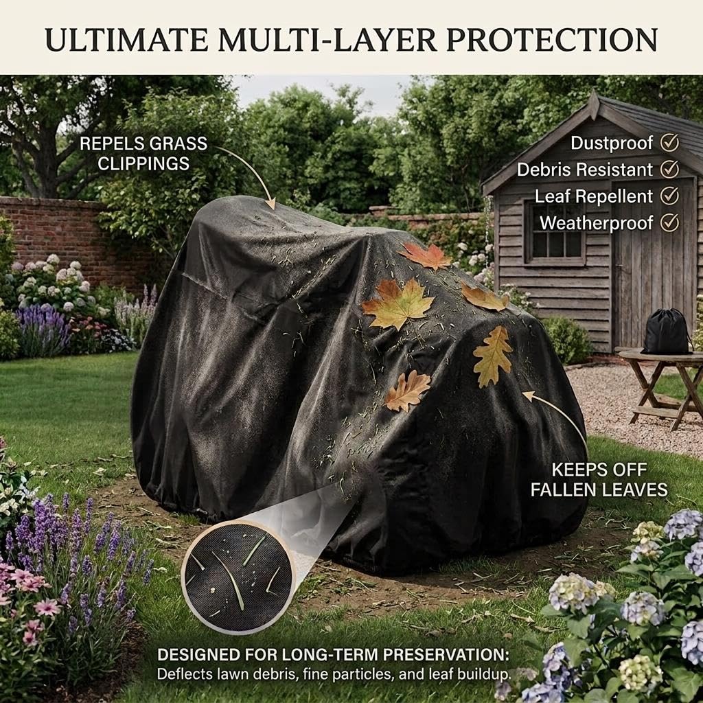 Funda Para Cortacésped Con Asiento, Accesorios Para Equipos De Jardinería