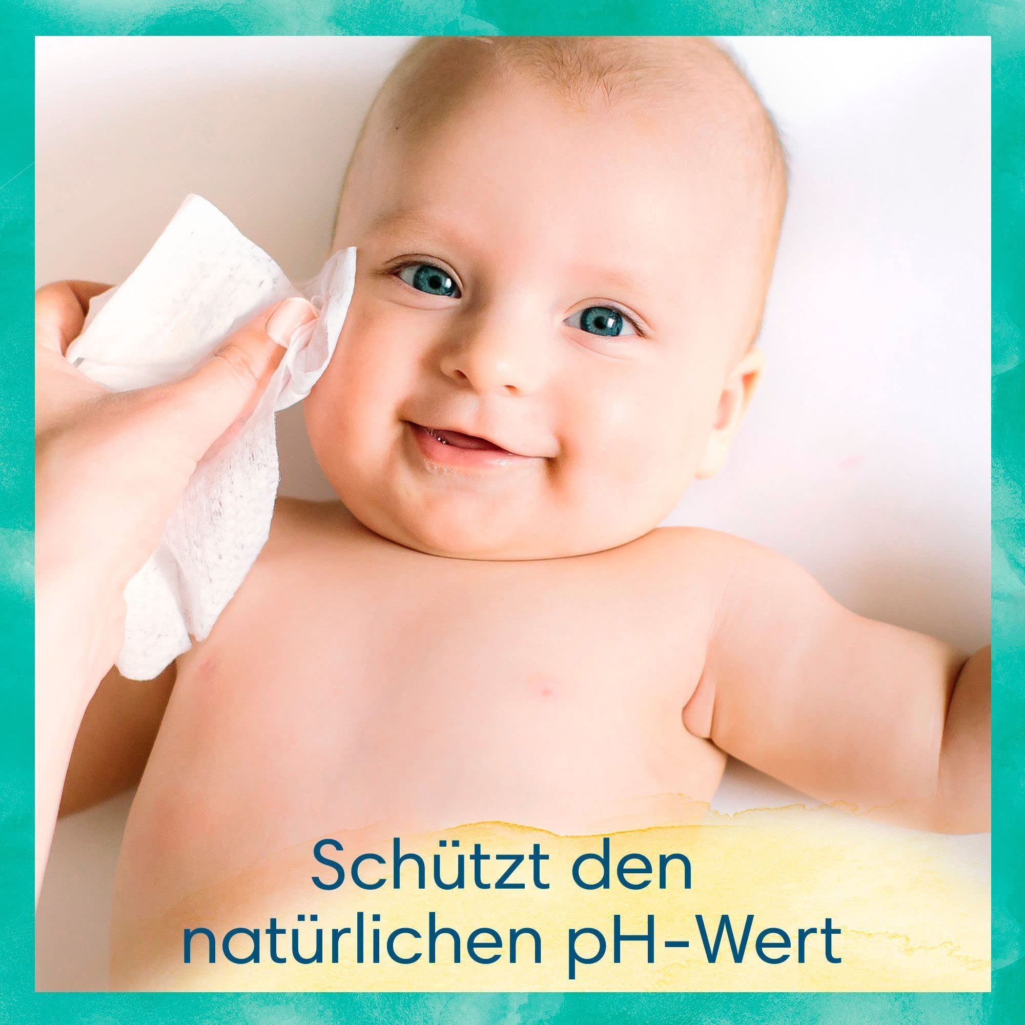 Pampers Lingettes Bébé Coco Harmonie 0%, 396 Lingettes (Lot de 9 x 44) à L'huile De Noix de Coco Pour Hydrater Et Protéger La Peau Délicate Des Bébés, Testées Dermatologiquement