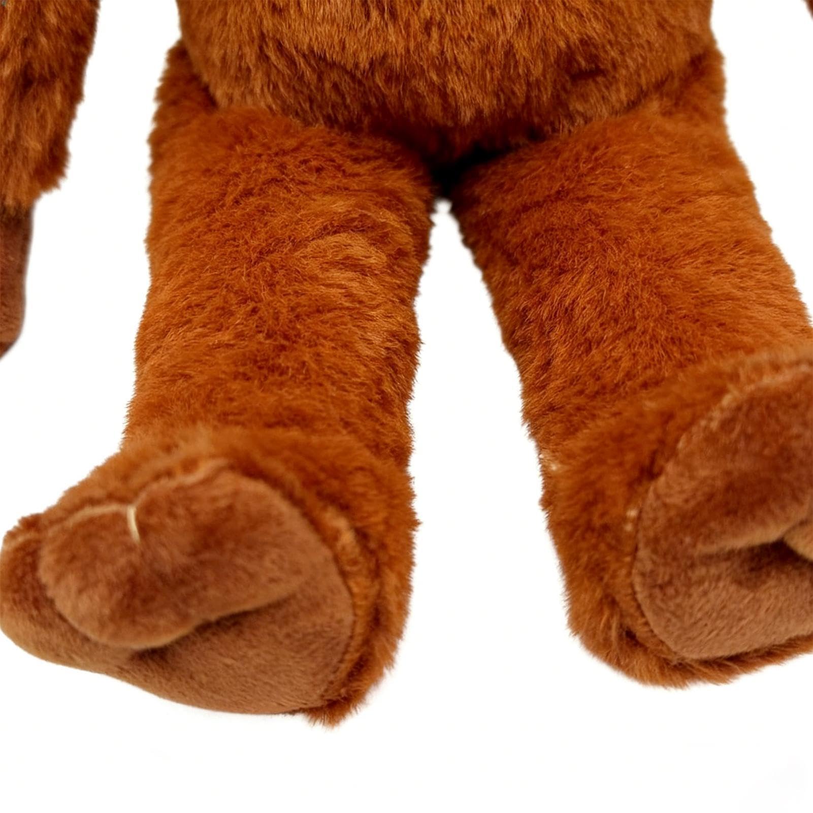 Genérico Mono De Peluche - Diseño Realista con Manos Largas, Muñeco De Peluche De 36cm, 110g De Peso + Marco De 14.2 Pulgadas, Fibra Sintética Suave Premium - para Salones & Día del Niño