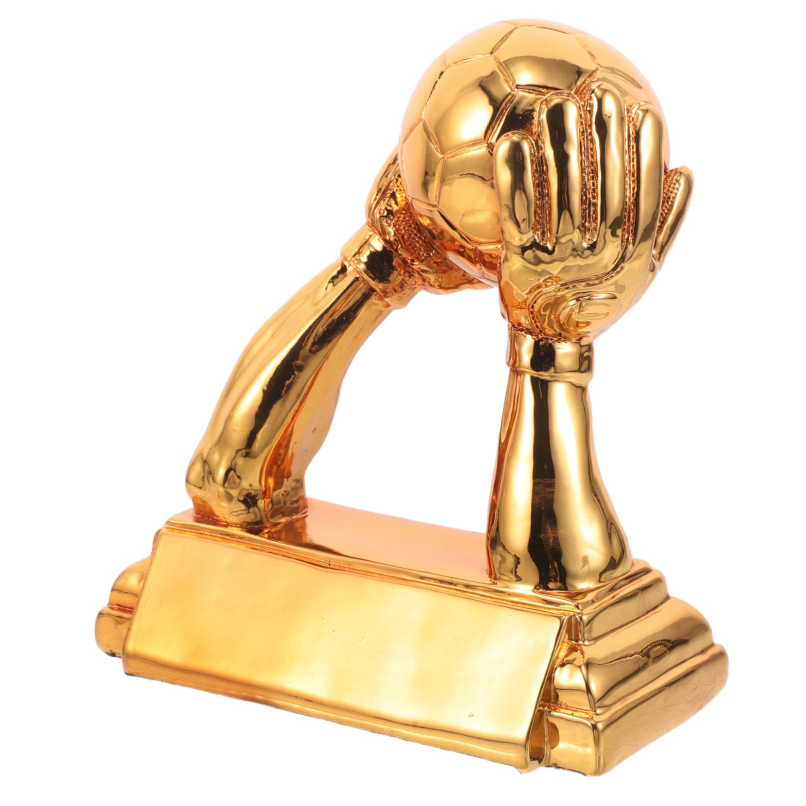 Alasum Resin Fußball Trophäe für Torwart Kleine Sportauszeichnung in Bronze Robustes Desktop Ehrenpreis für Torhüter für Fußballfans und Turniersieger