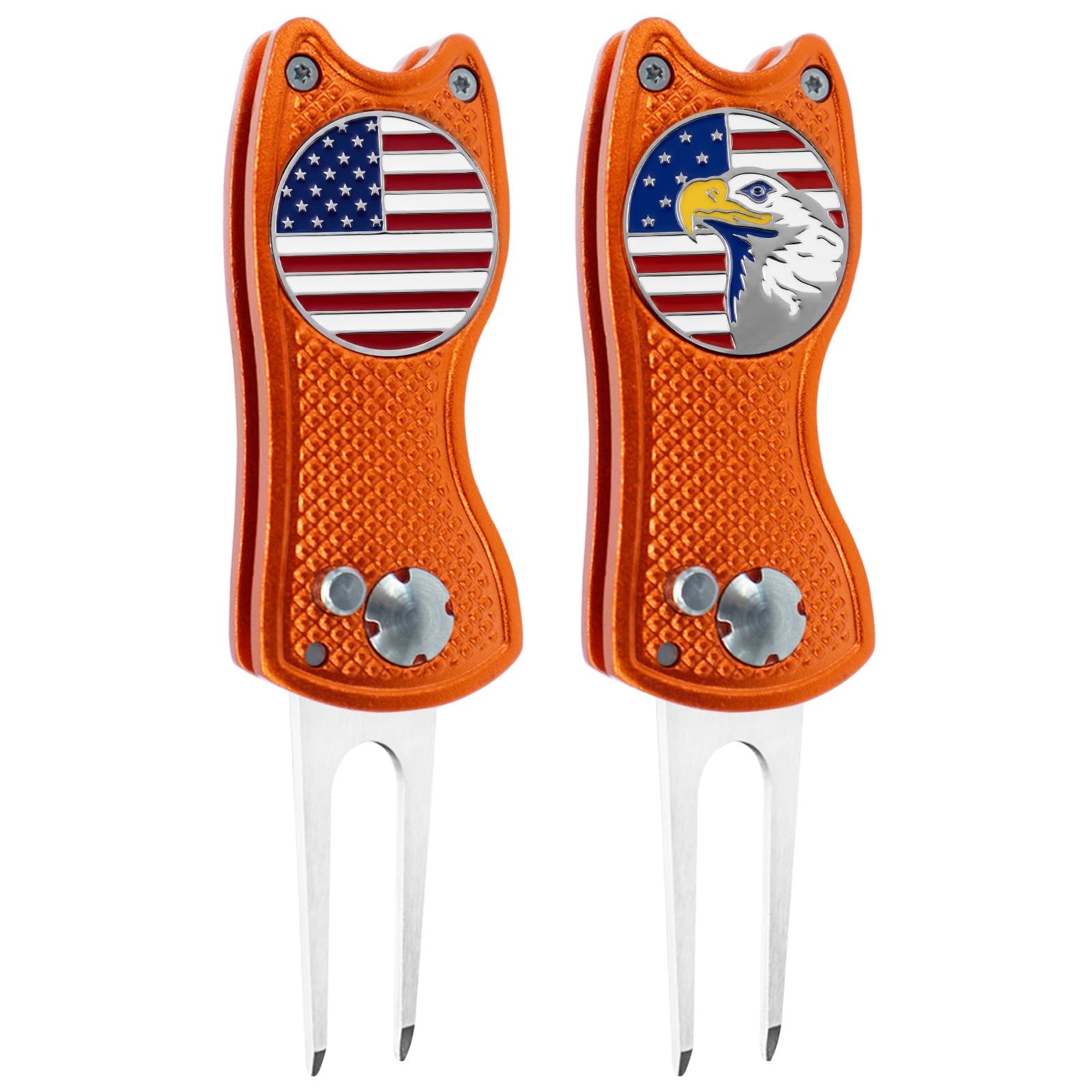 FINGER TEN Golf Divot Repair Tool &amp; Ball Marker