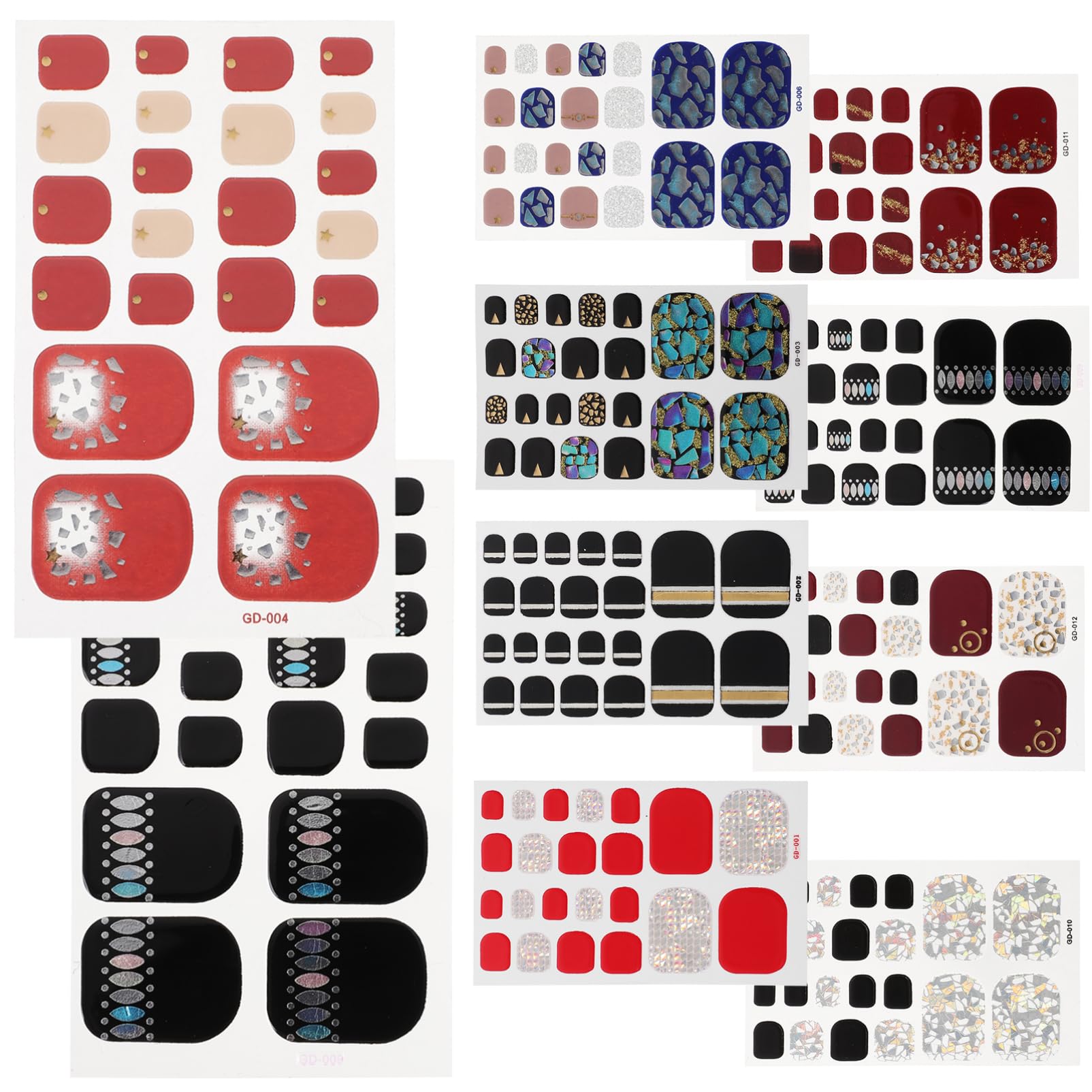 36pezzi Adesivi Per Unghie Impermeabili Nail Art Per Decorazione Per e Ragazze Per e Speciali