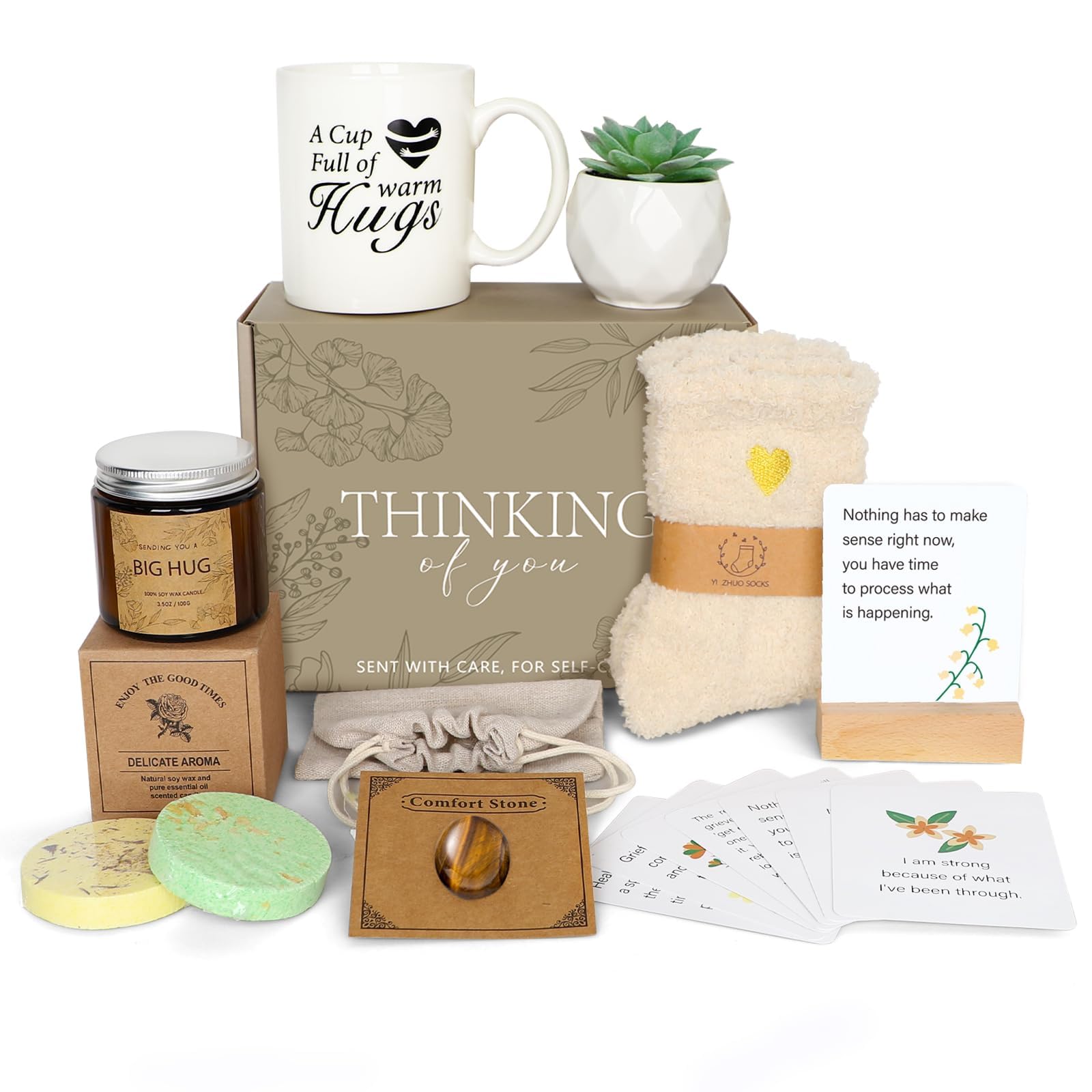 Sympathy Care Packages, Get Well Soon & Feel Better Gifts for Women Sick Friend or After Surgery Recovery