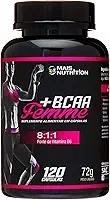MAIS NUTRITION BCAA Femme 60 Cápsulas - Aminoácido - Pré-Treino - Suplemento Alimentar Feminino
