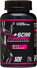 BCAA Femme 8:1:1 60 capsulas Mais Nutrition Aminoacido
