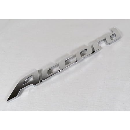 Amazon Com Honda Accord Emblem 08 12 Rear Trunk Chrome Badge Back Sign Symbol Logo Name Automotive
