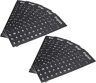 Lurrose 10pcs Keyboard Stickers Computer Accessories White Laptop Computer Stickers Keyboard Letter Replacement Stickers Keyboard Letter Stickers Japanese Computer Keyboard Protector Shell