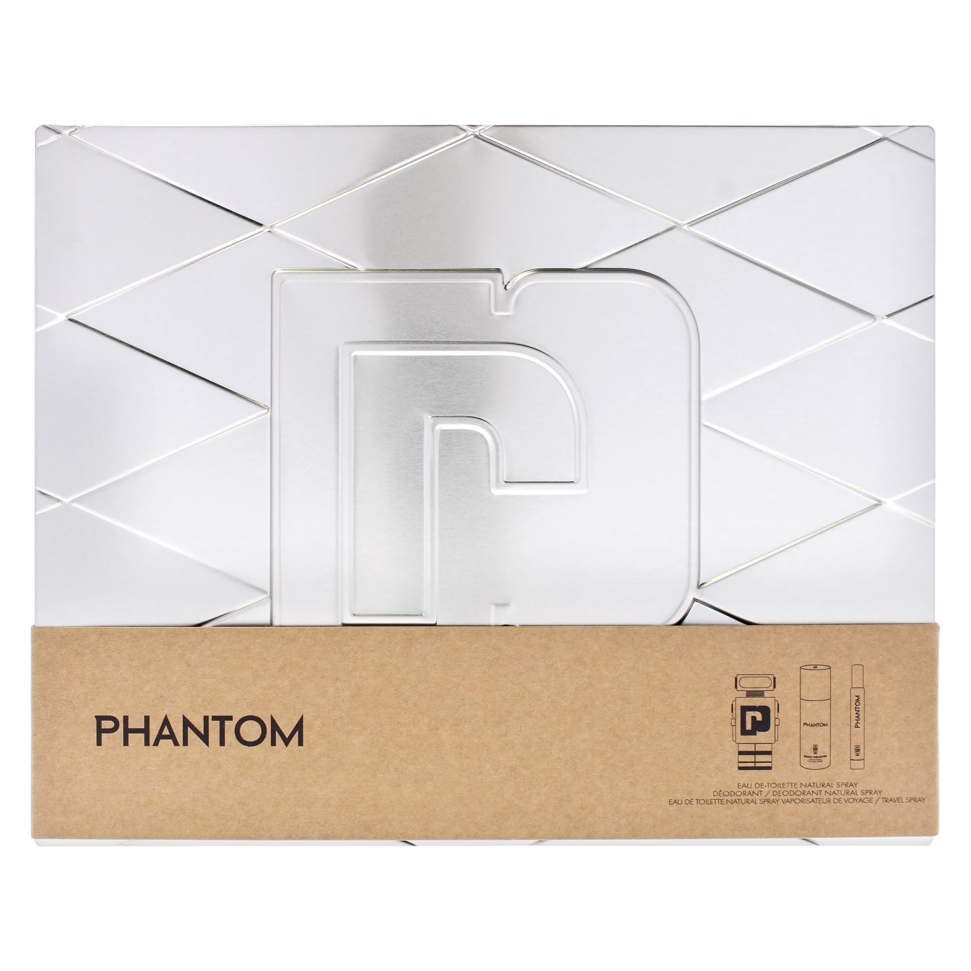 Paco Rabanne, Phantom Giftset, da uomo, 260 ml.