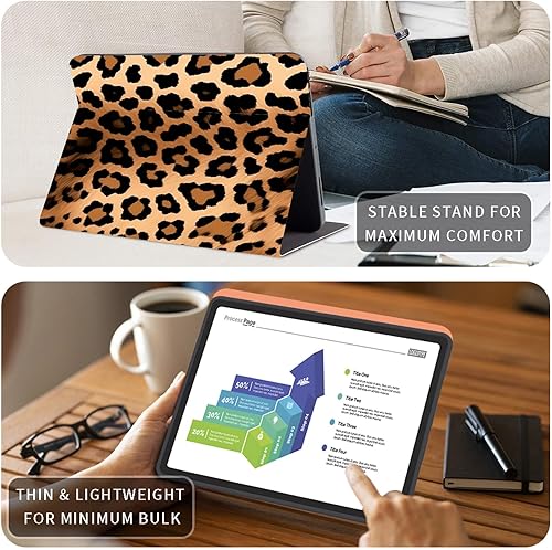 Vista 118 de Funda para Kindle de 6 pulgadas (11.ª generación, versión 2024/2022) delgada de piel sintética, ajustable, multiángulo, Smart Shell con función