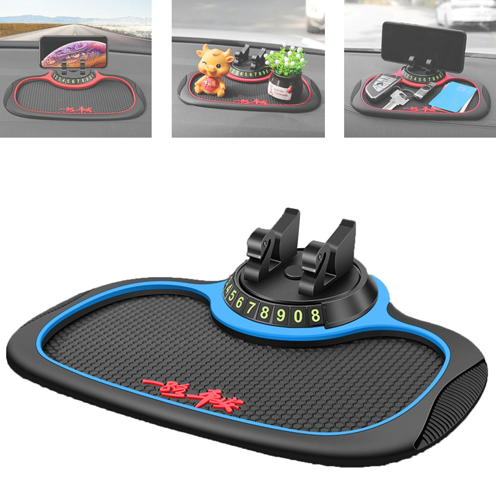 Car Dashboard Anti-Slip Mat Phone Holder Non-Slip Sticky Pad GPS Mount
