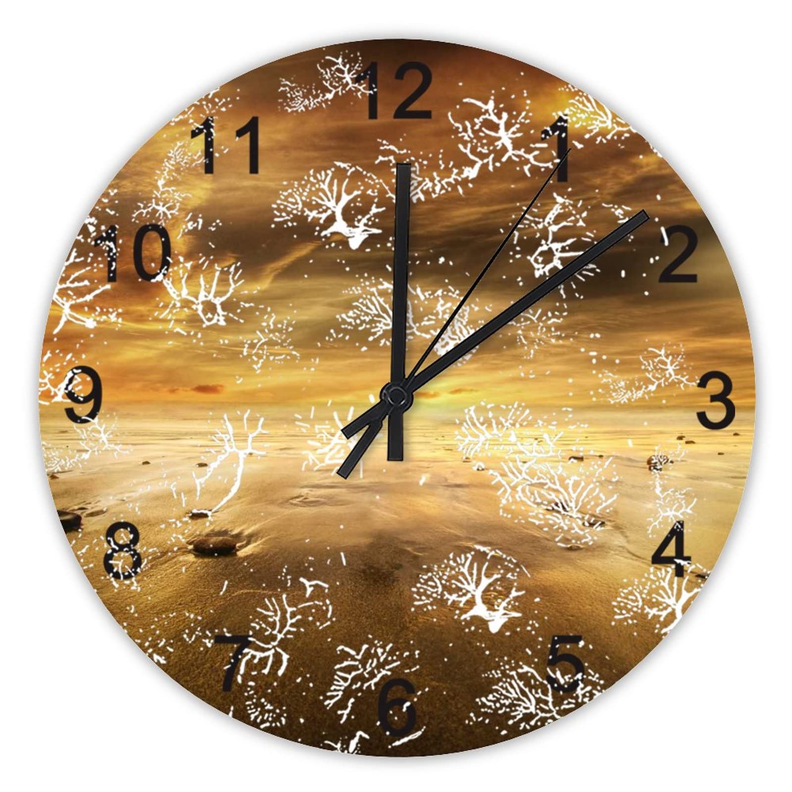 Horloge murale silencieuse sans tic-tac à piles 40cm