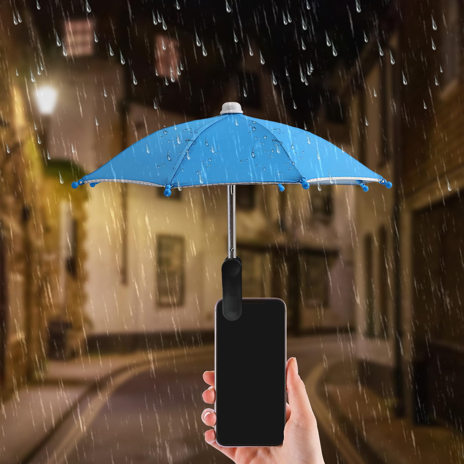 Genérico Parasol pour téléphone contre le soleil | Protection UV pour téléphone portable avec clip | Accessoires antireflets avec protection UV pour voiture, camping, plage, piscine extérieure