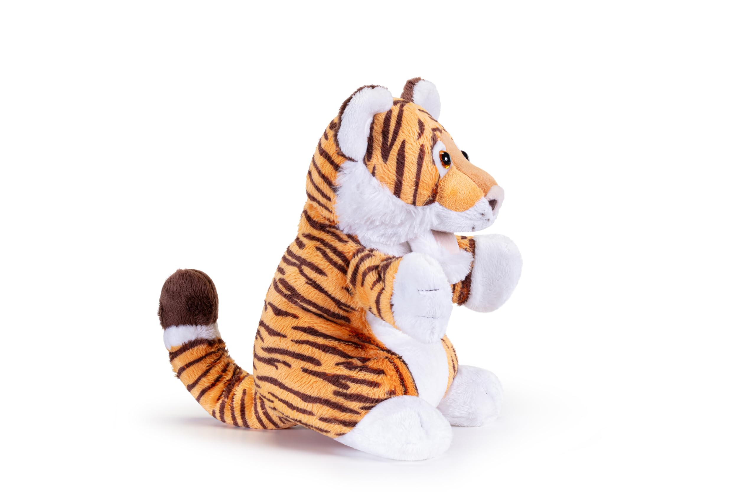 Marionetta Tigre Trudi | marionette peluche per spettacolo teatrale, regalo compleanno | 16x24x17cm taglia S | Marionette Puppets | modello 29318