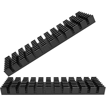 Amazon 4個m 2 Ssdヒートシンク 導熱接着シート付き 熱暴走対策 冷却ラジエーターフィンcpu Icチップ 回路基板 Ledアンプに適用 アルミニウム 黒 70mm 22mm 6mm 4個 黒 Enokay ヒートシンク 通販