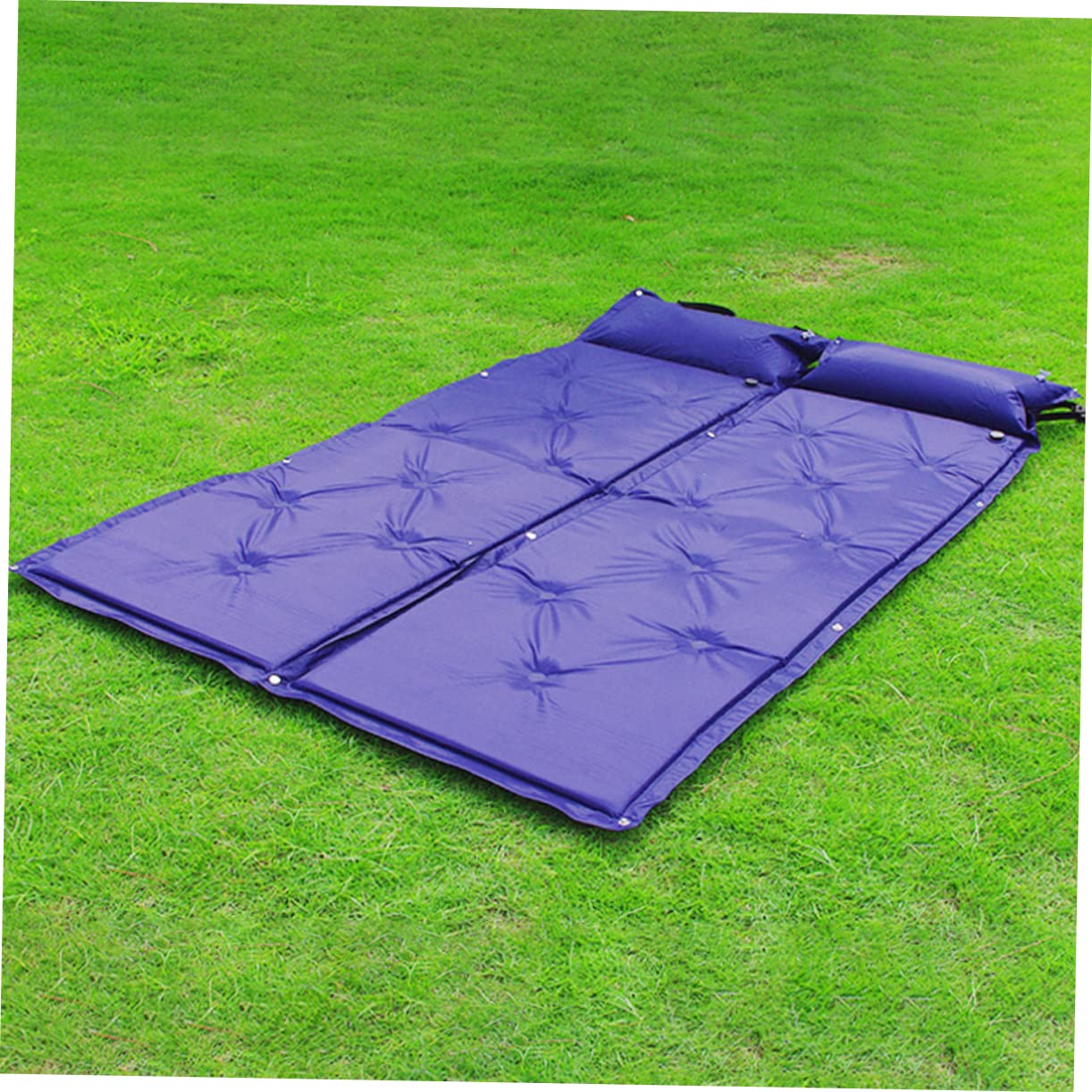 POPETPOP Colchoneta Inflable para Acampar Autohinchable Resistente al Agua Portátil Ligera Bolsa de Almacenamiento para Exteriores y Senderismo