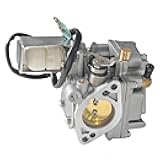 JLM MARINE 65W14901 Carburetor for Yamaha 4 Stroke 20 25 HP Outboard Engine 65W-14901-12 65W14901-00