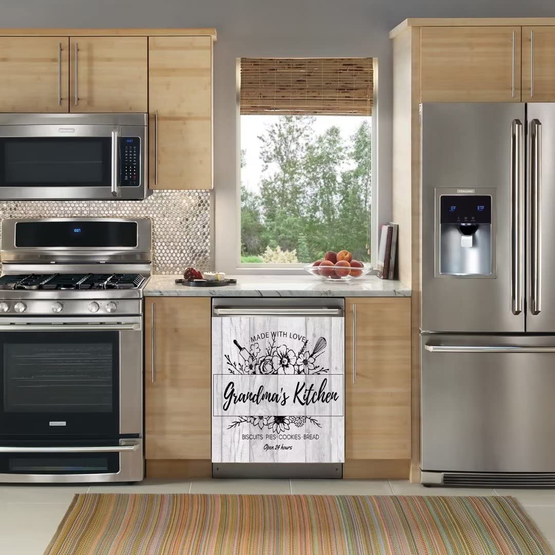 Stainless Steel Appliance Covers Refrigerator Magnetic Skins