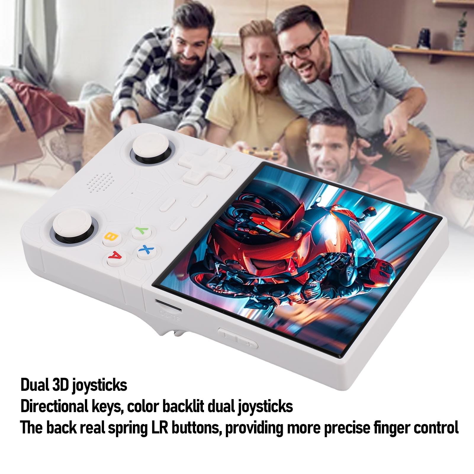 Console di Gioco Portatile retrò - Schermo da 4,0 Pollici 720x720, Open Source, Batteria da 3500 MAh, Lettore di Videogiochi Portatile con Supporto per Giochi Multiplayer (#12)