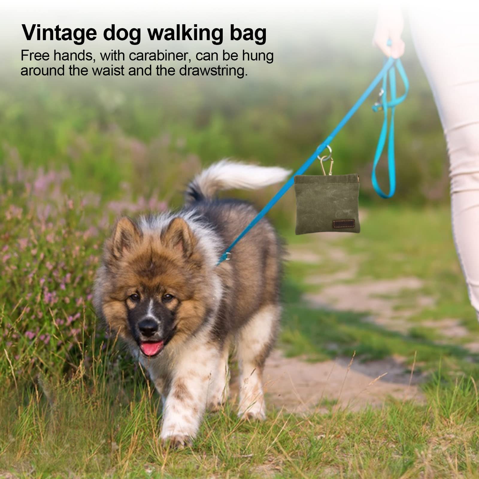 Riñonera Para Golosinas De Perro - Bolsa Ajustable Impermeable, Ligera, Ideal Para Paseos Y Entrenamiento, Tamaño 12x12 Cm
